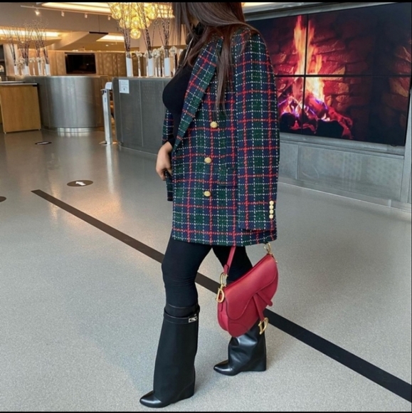 Zara plaid Blazer - Picture 6 of 6